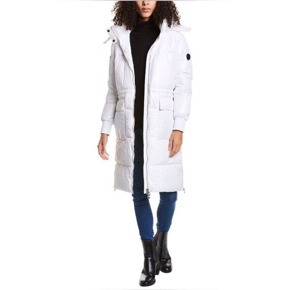 NOIZE Reo Long down Puffer Coat with hood size small